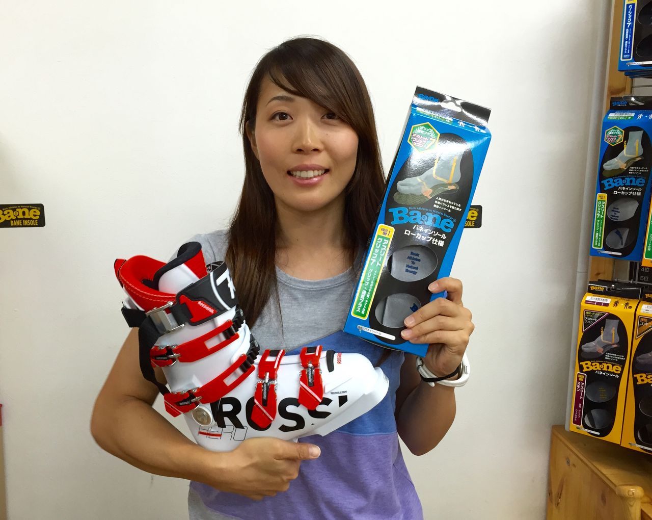 アルペンスキー長谷川絵美選手が来店！ - ハッチェリー